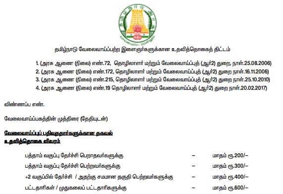 First Graduate Scholarship in Tamilnadu 2021