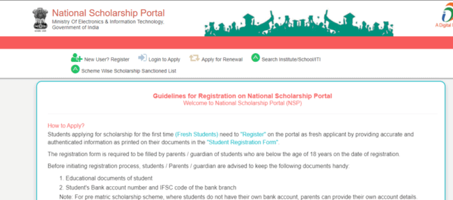 NSP Register 