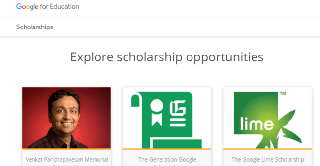 Google Computer Science Scholarship 