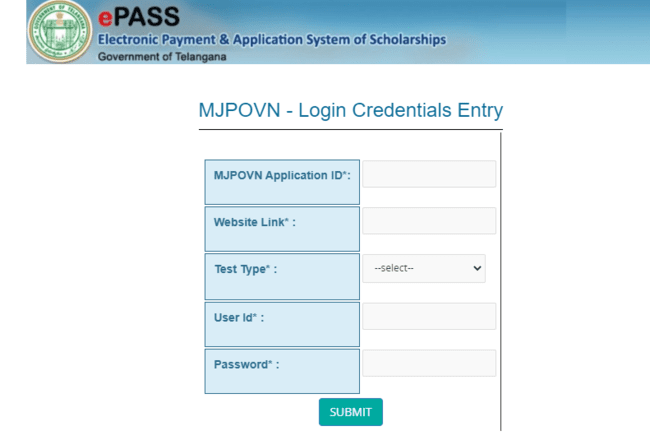 Submit Score Credentials  