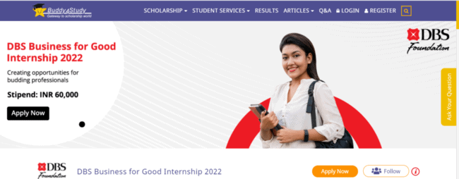 DBS Business for Good Internship