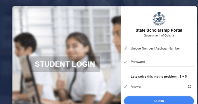 Student Login  