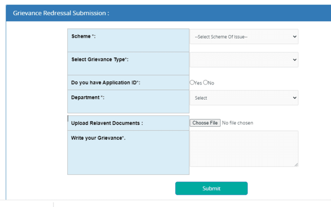 Submit Grievance 