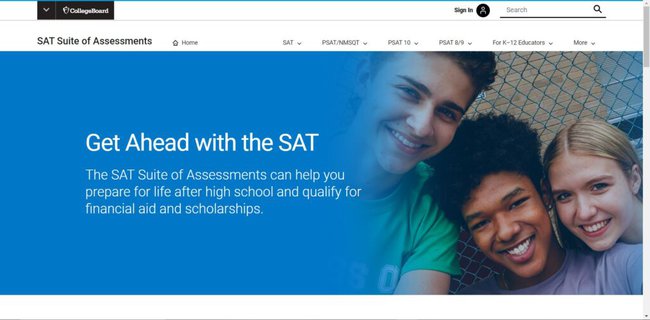 Application Procedure for SAT Scholarship 2022