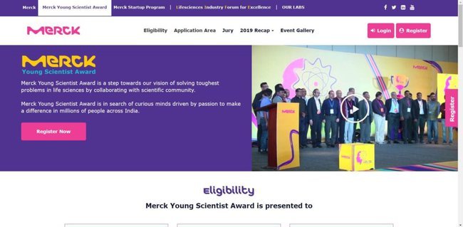 Merck Young Scientist Award Official Website