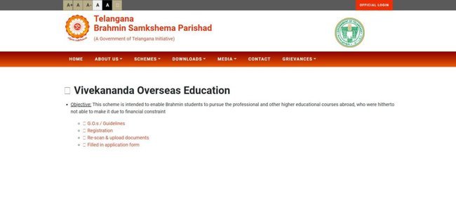 Vivekananda Overseas Education Scheme 2022 Application Procedure