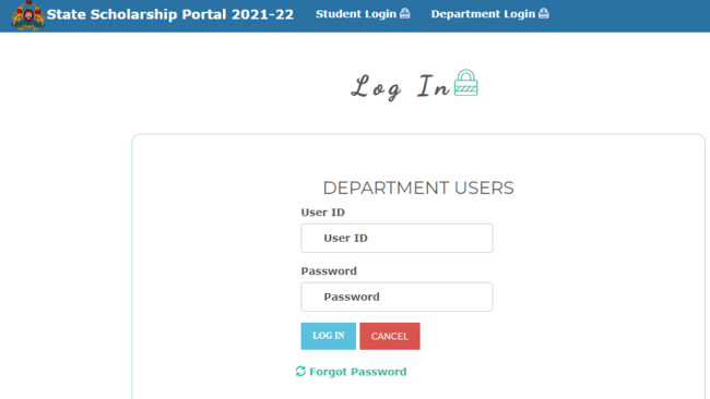 Process To Do Department Login  