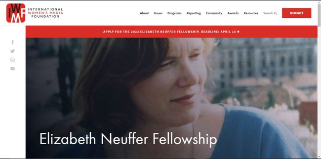 Application Procedure for Elizabeth Neuffer Fellowship