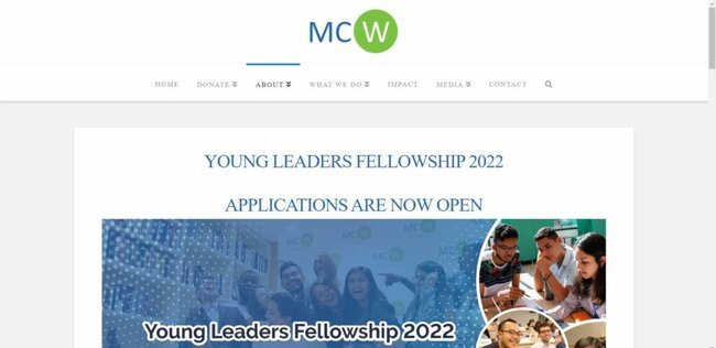 Application Procedure for MCW Young Leaders Fellowship 