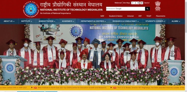 NIT Meghalaya Internship Program  2022 Application Procedure