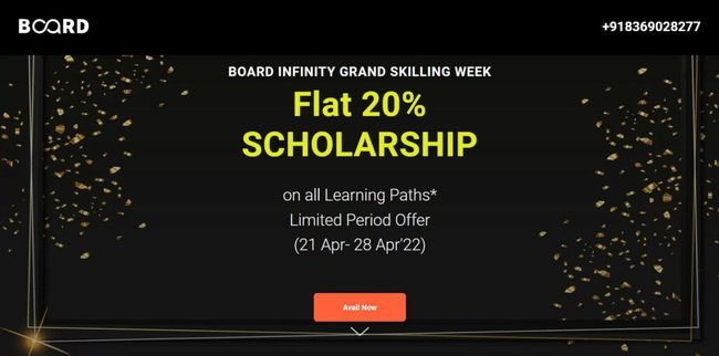 Application Procedure for Board Infinity Scholarship 2022