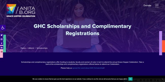 Grace Hopper Celebration India Scholarship Official Website