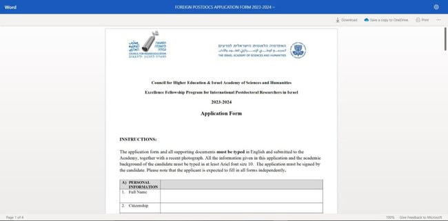 Application Procedure for IASH Fellowship 2022-23