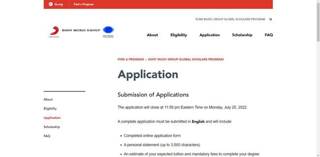 Application Procedure