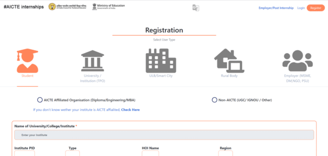 Student Registration Procedure