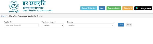 Haryana Consolidated Stipend Status