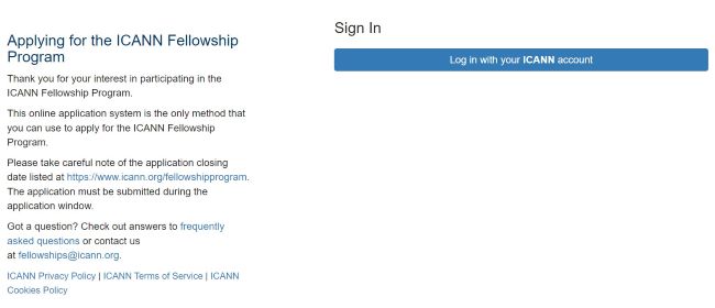 ICANN Fellowship Application Form