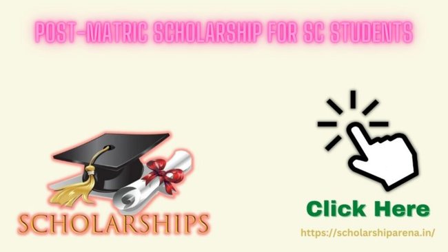 Post-Matric Scholarship for SC Students