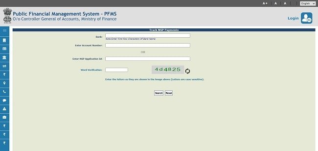 Track NSP Payment