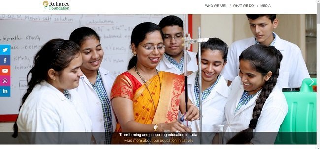 Dhirubhai Ambani Scholarship Programme Official Website