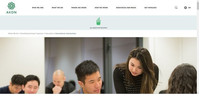 Aga Khan Foundation Scholarship Official Website