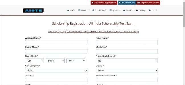 Process to do online registration