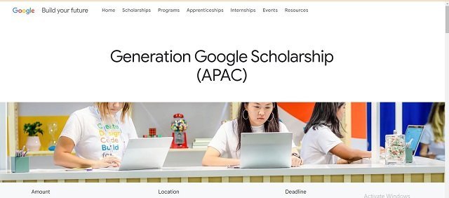 Generation Google Scholarship