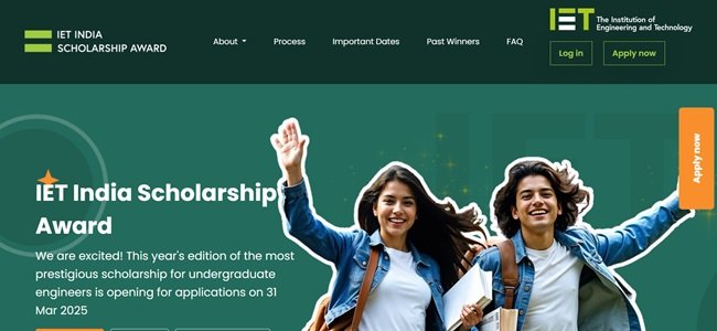IET India Scholarship Award Official Website