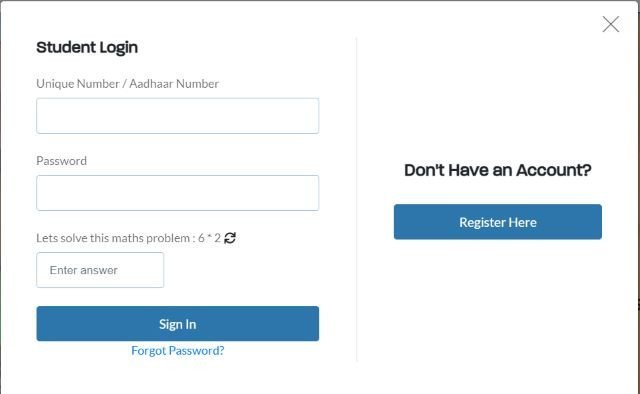 Student Login