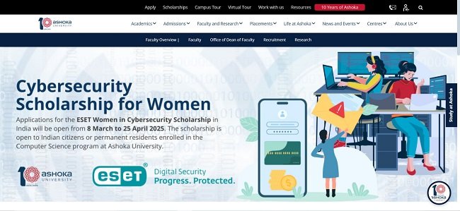 ESET Women in Cybersecurity Scholarship Official Website