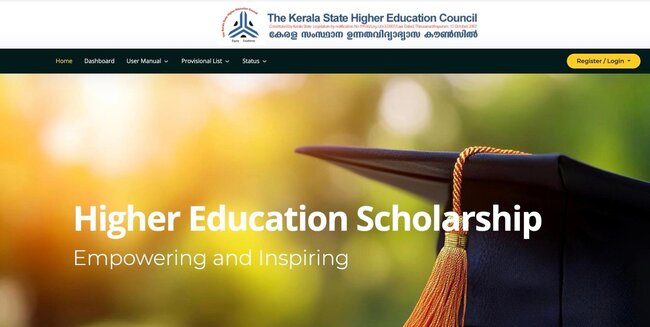 scholarship kshec kerala gov in