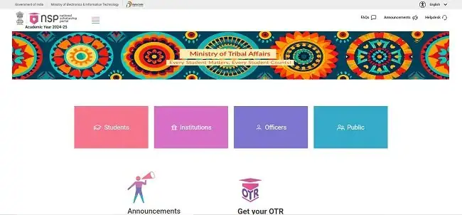 NSP website